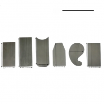 Woodworking Card Scraper Set Thicken Hardened Cabinet Scraper Card Scraping Rectangle knife Smooth Wood Deburring Carpentry Tool