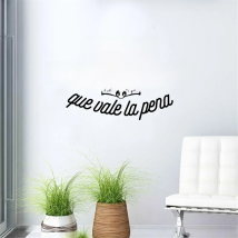 Decorative Viny Wall Stickers Spanish Famous Quote Inspiring Phrase Wall Decals Sticker Home Decor for Living Room Decoration