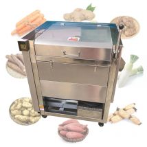 Automatic Potato Washing Peeling Machines Potato Carrots Taro Washing Peeling Machinery
