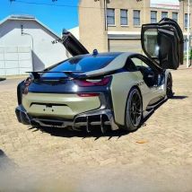 For BMW I8 Spoiler 2014 2015 2016 2017 2018 2019 High Quality Carbon Fiber Rear Trunk Lip Spoiler Wing Body Kit Accessories