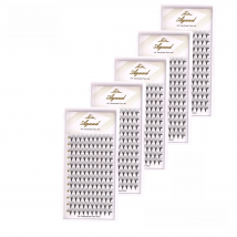 AGUUD 5 trays/lot Thin Roots Slim Base Premade Fans Lash Sharp Pointy Base Promade Russian Volume Fans Eyelash Extensions Faux