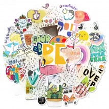 10/30/50PCS Inspirational Life Quotes Stickers Motivational Phrases DIY Student Stationery Skateboard Decals Graffiti Sticker F5