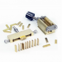 RCIDOS 2x3/4x15mm Coding Machine Letters/Brass Flexible Hot Foil Russia Letters,Alphabet Customization Font,DY-8 Characters Mold