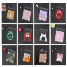 100 pieces/43 style opp style self-adhesive biscuit cake food packaging bag wedding birthday party