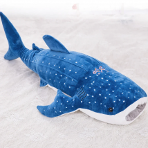 1pc 56cm cartoon simulation blue shark plush toy stuffed soft creative animal whale dolls cushion for children birthday gif