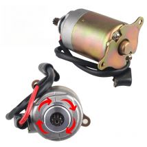 GY6 125cc 150cc Starter Motor with Wire Cable Compatible Go Karts ATV Scooter Moped Dune Buggys Quad 4 Wheelers Engine Parts