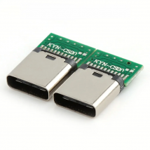 TYPE-C Welding Wire Female With Board 5A High Current USB C Connector 6P Android DIY Flash Charging Plug Fast Charging Port Jack