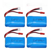 7.4V 1100mAh LiPo Battery JST Plug for WLtoys A949 A959 A969 A979 V912 V913 V353 k929 V262 L959 T23 T55 F45 RC Car Battery Parts