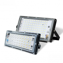 2pcs/lot Led Flood Light AC 220V 110V Outdoor Floodlight Spotlight IP65 Waterproof 50W 100W LED Street Lamp Landscape Lighting