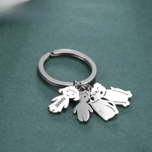 Child Mother Day Gift Kid Personalized Keychain Custom Name Key Chain Boy Girl for Women Men Couple Family Mom Dad Baby Jewelry