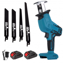 Sierra alternante eléctrica inalámbrica, herramienta de corte de Metal y madera, velocidad Variable, 100 rpm, para batería Makita de 18V, 3000mm