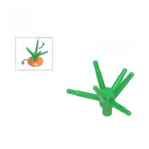 WANGE 19119 100g/340PCS Plant Stems Twigs of Grass Building Blocks Compatible with Brick Moc Color Accessories Parts Toy Gifts