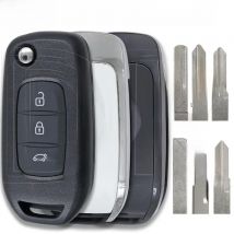 Great Replacement Flip Car Key Shell Housing Fob Case For Renault Megane 3 Symbol Logan 2 Captur Duster Dacia Sandero 2 Kadjar