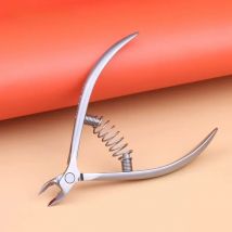 STALEKS Stainless Steel Toenail Cuticle Nipper High Precision Dead Skin Scissor Nail Cuticle Scissor Plier Manicure Tool NS-30-3
