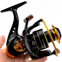 Metal Spool Spinning Fishing Reel 12+1BB 5.2:1 Fishing Tackle Pesca Carrete Feeder Carp Fishing Wheel 1000-7000