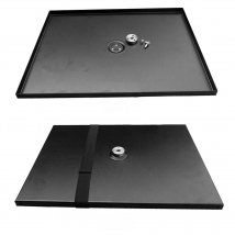 T3-B metal projector tray speaker tray 39x29cm with 1/4 inch screw 3/8 screw DIY accessory parts rectangular plate