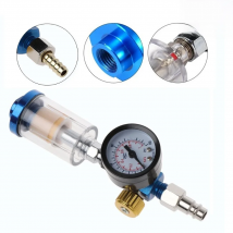 Spray Gun Air Regulator Gauge + In-line Water Trap Filter + JP/EU/US Adapter Pneumatic Tools Accessories For Airbrush