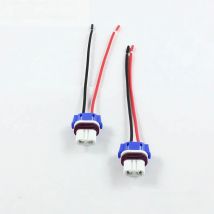2pcs hb4 9006 HB3 9005 bulb socket led lamp base adapters car connector extension cable 9006 9005 HB3 ceramic plug adapter