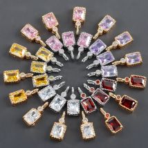 GUFEATHER M999,diy accessories,pass REACH,nickel free,18k gold rhodium plated,copper,zircon,jewelry making,diy earring,10pcs/lot