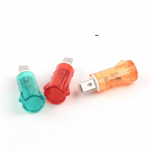 10pcs/Lot MDX-14A Guiding Signal Lamp Panel Mounting Neon Indicator Red Green Yellow Lights 380V 220V 12V/24VDC