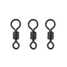 500Pcs/lot Carp Fishing connector Helicopter Chod Rig Big eye Matt Black Quick link rigs swivel tackle for Carp Fishing