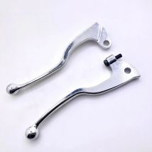 2PCS Chrome Motorcycle Handle Clutch Brake Levers For Yamaha DT125 TW200 XT225 YZ80 YZ125 TDR240 WR200 XT/TT 600 XT350 TTR250