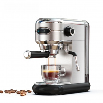 HiBREW Coffee Maker Cafetera 20 Bar Inox Semi Automatic Super Slim ESE POD& Powder Espresso