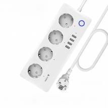 Arumny Matter Power Strip Smart Multi Outlet Electric Extension Socket Cable Adapter Eu Kr Plug Apple Google Home SmartThings