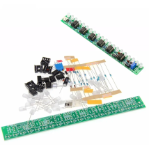 USB Voice Activated LED Light Audio Music Spectrum DIY Electronic Kit Car Volume Level Indicator Electronic Production Suite