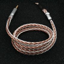 XINHS H18 8 Cores  Pure Silver And Single Crystal Copper Mixed Braid Headphone Upgrade Cable