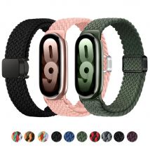 for Xiaomi Mi Band 8 9 Strap Replacement belt accessories magnetic buckle Braided correa bracelet Miband 9 Miband 8 Watch Straps