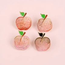 4 Styles Apple Enamel Pins Teacher's Superpower Badge Brooch Denim Colthes bags Cartoon Fruit Badges Jewelry Gifts For Teachers