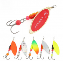 W.P.E 1pcs Spinner Lure 3#/4# Spoon Lure 13g/18g Brass Metal Fishing Lure Hard Bait Pike Bass Wobblers Fishing Tackle Pesca