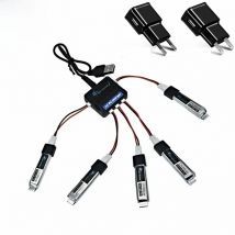 5pcs Lipo batterty and 1pcs Charger for WLToys V911 F929 F939 battery RC Helicopter Parts 3.7V 200mAh Battery For WLToys 551148