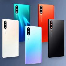 Original Glass Battery Door Back Cover For Huawei P30 P30 Pro Back Glass Housing Cover Repair Parts With Adhesive + Camera Lens