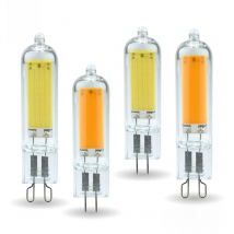10pcs/lot G4 G9 LED Light Bulb 3W 6W 220V Dimmable COB Glass LED Lamp Replace 40W 60W Halogen Bulb for Pendant Light Chandelier