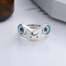 Cute Crystal Frog Open Ring For Women Girls Fashion Animal Frog Shape Lovely Rings Statement Jewelry Accessories Gifts
