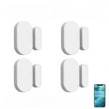 Tuya Zigbee 3.0 Door Window Sensor Smart Home Door Open Closed Detector SmartLife App Control Via Alexa Google Home Zigbee2MQTT