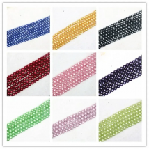 New fashion high quality champagne round loose beads imitation shell pearl new pick size 4-14mm Diy beads jewelry making 38cm E1