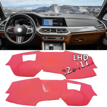 PU Leather Dashmat Suede Dashboard Cover Pad Dash Mat Carpet Car Styling For BMW X5 X6 X7 M50d M50i M 40i G07 G05 G06 2019-2022