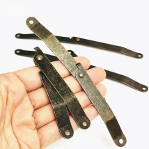 2pcs/4pcs Furniture Hinge Support Hinge for Wooden Tripod Support Antique Bronze Hinge for Display Furniture Accessories