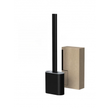 Soft Silicone Head Toilet Brush with Holder Black Wall-mounted Detachable Handle Bathroom Cleaner Durable WC Accessories