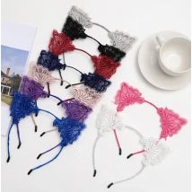 Fashion Variety Women Hair headbands Lace Cat Ears Headband Wedding Photography Portrait Style Hair Hoop hair accessoriesr