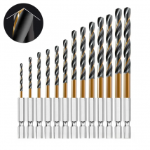 3/7/13PCS Hex Shank Twist Drill Bit Set Wood Metal Hole Cutter Core Drilling Tool Cobalt Drill Bits 1.5 2 2.5 3 3.5 4 5 6mm HSS