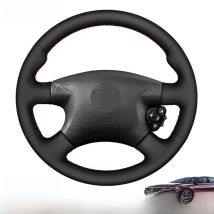 Customize DIY Micro Fiber Leather Steering Wheel Cover For Nissan Almera N16 X-Trail T30 Terrano 2 Micra Primera Car Interior