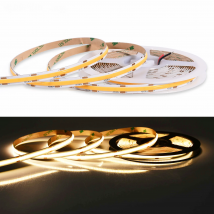 DC 12V COB Flexible FCOB LED Strip Light 480LEDs/Meter Bendable Linear Lights Tape CRI 90+ for DIY Home Under Cabinet Decoration