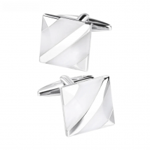 SAVOYSHI Luxury White Opal Cufflinks for Mens Shirt Cuffs High Quality Cuff links Wedding Gift Jewelry Free Engraving Name