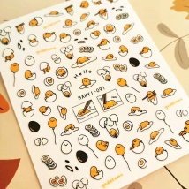 Newest Cute Eggs Design 3D Self Adhesive DIY Decal Decoration Tools Nail Sticker HANYI 091