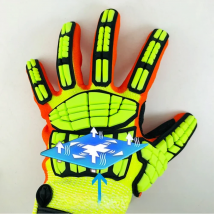 NMSafety Cut Resistant Level 5 Safety Work Wholesale Touch Anti Vibration Impact Mechanics Protective Gloves