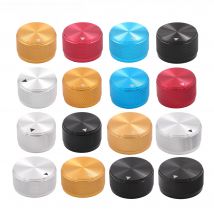 25mm 34mm Machined Full Aluminum Volume Potentiometer Pointer Knob 6mm Shaft Hole For Hifi Audio Guitar AMP Recorder CD DAC 1PC
